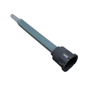 Mixing nozzle, mixer, adhesive mixer, Quadro type, green, screw-on, 1:1
