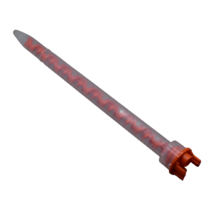 Mixing nozzle, mixer, adhesive mixer 2K, type MFHX 10-24 Mixing ratio: 1:10