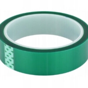 High-temperature green PET self-adhesive masking tape, 15 mm x 33 m