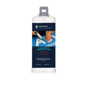 Industrybond PU Polyurethane Adhesive 1-Minute Transparent 1:1, 50 ml