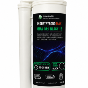 IndustryBond MAX MMA BLACK Klej metakrylowy 15 minutowy czarny 1:10 490 ml