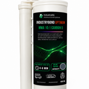 IndustryBond Optimum MMA 5 Carbon Klej metakrylowy 5 minutowy Antracyt 1:10 490 ml