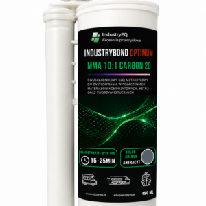 IndustryBond Optimum MMA 20 Carbon Klej metakrylowy 20 minutowy Antracyt 1:10 490 ml